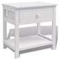 White Bedside Table