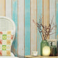 Vintage Wood Stripe Wallpaper