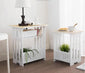 White 2 Layer Small Side Table
