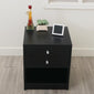 Round Handle Nightstand Bedside Table