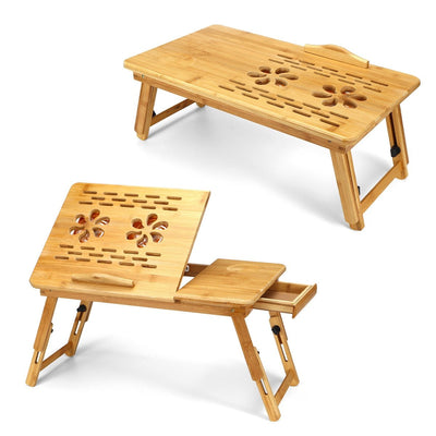 Bamboo Portable Folding Laptop Table