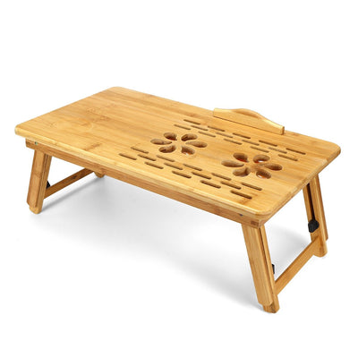 Bamboo Portable Folding Laptop Table