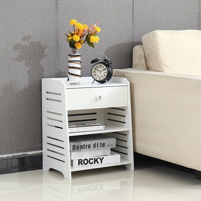 PVC Nightstand Bedside Table