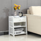 PVC Nightstand Bedside Table