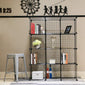 Metal Storage Bookcase Bookshelf