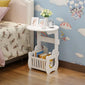 Wood Plastic Bedside Table