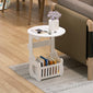 Wood Plastic Bedside Table