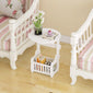 Wood Plastic Bedside Table