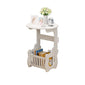 Wood Plastic Bedside Table