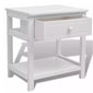 White Bedside Table