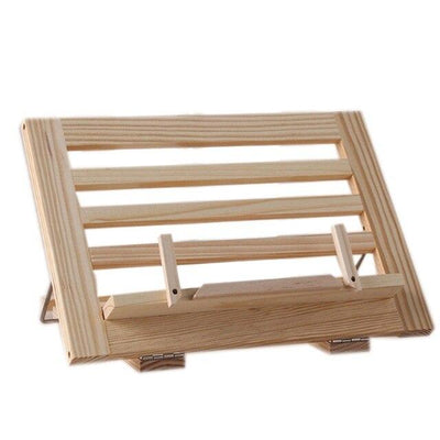 Wooden Frame Reading Bookshelf Bracket